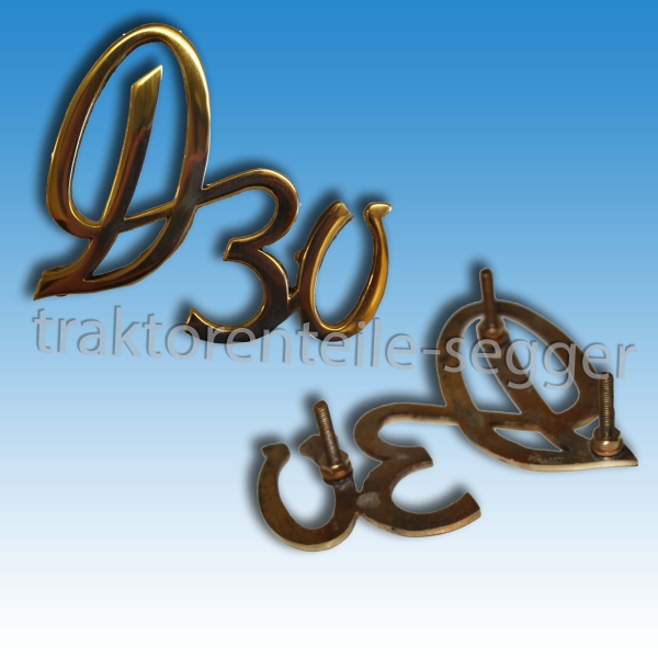 Deutz Emblem Messing D30 D30S F2L712 D 30